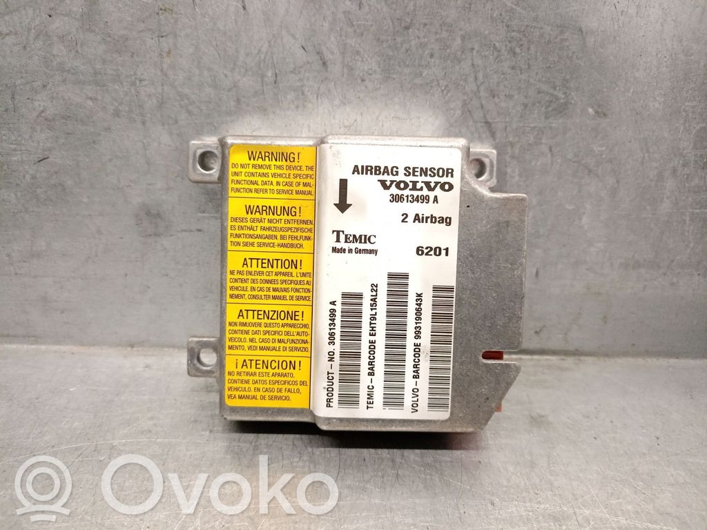 Volvo S40, V40 Unitate/modul de comandă airbaguri