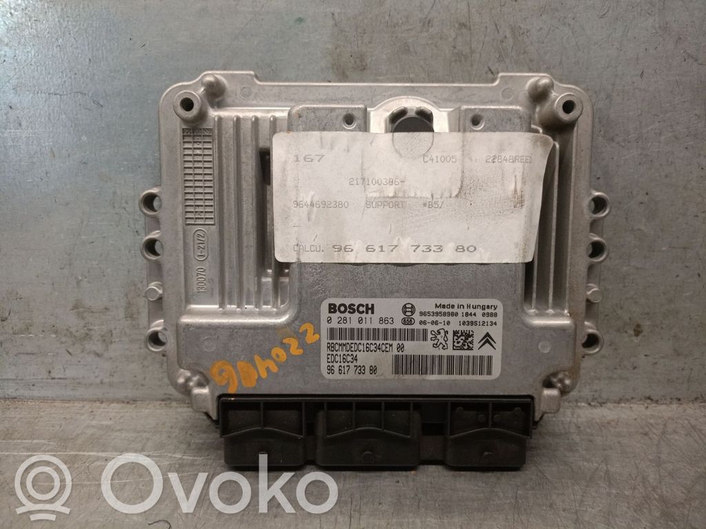 Citroen C4 I Picasso Engine control unit/module 