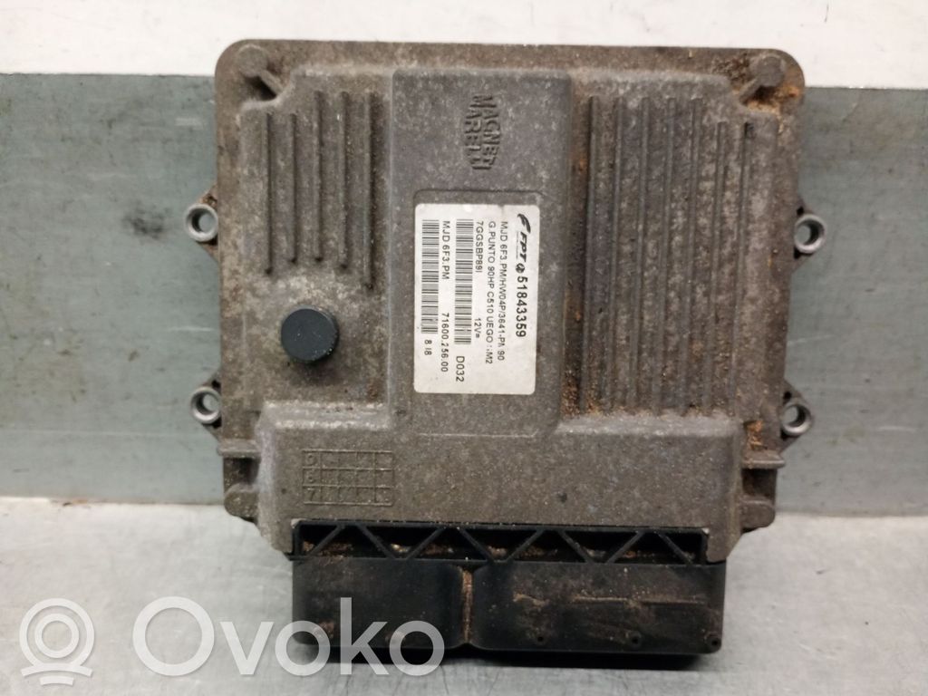 Fiat Grande Punto Engine control unit/module 
