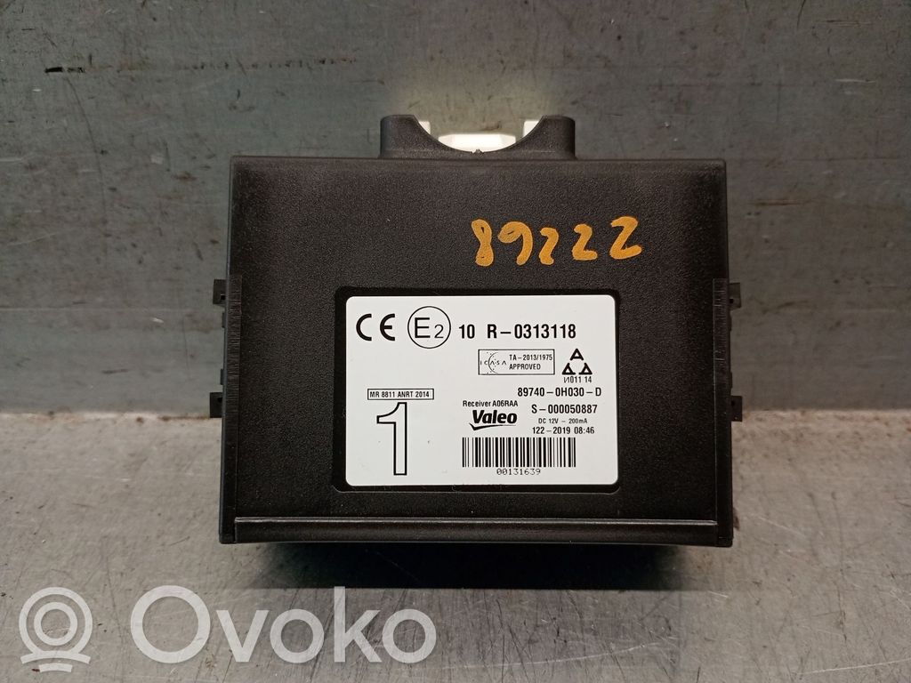 Otras unidades de control/módulos   897400H030D,S000050887VALEO