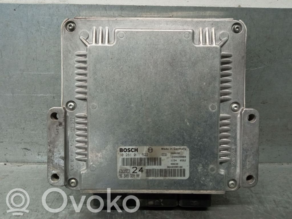 Engine control unit/module   9650932080,9640938180,0281011522BOSCH