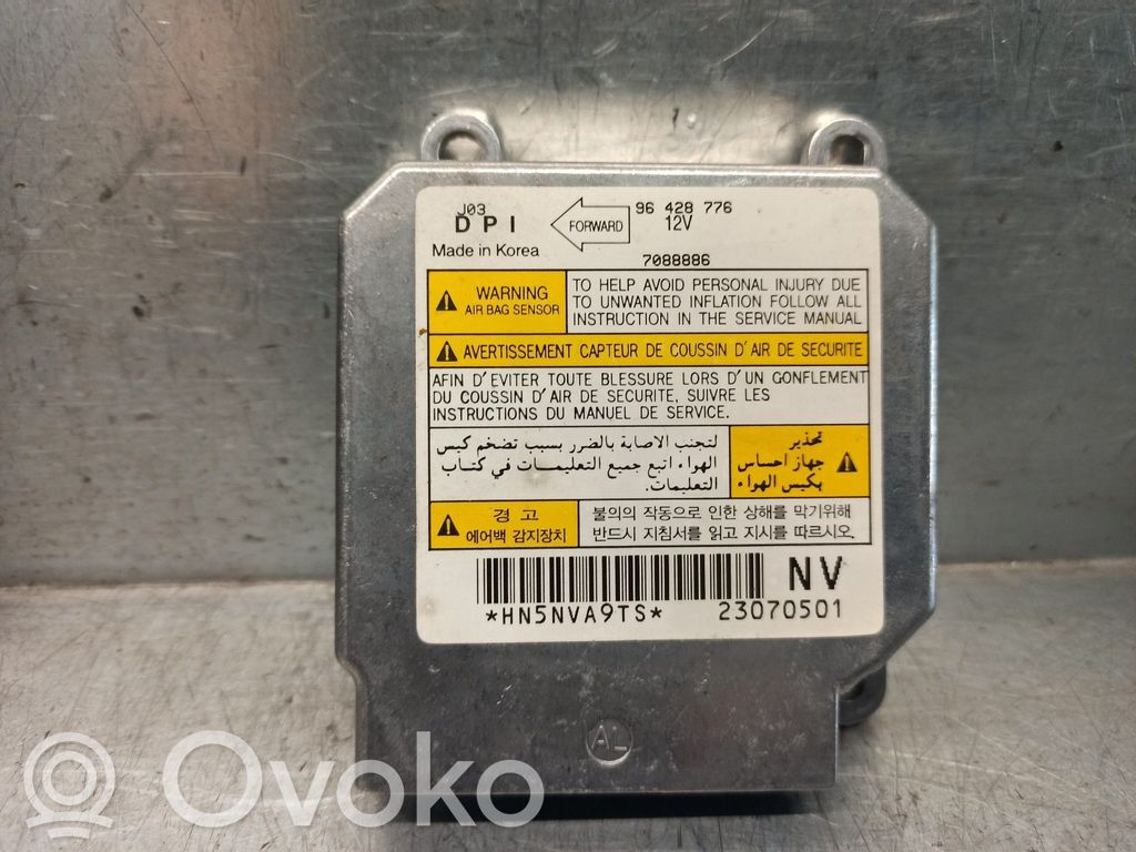 Chevrolet Lacetti Airbag control unit/module 