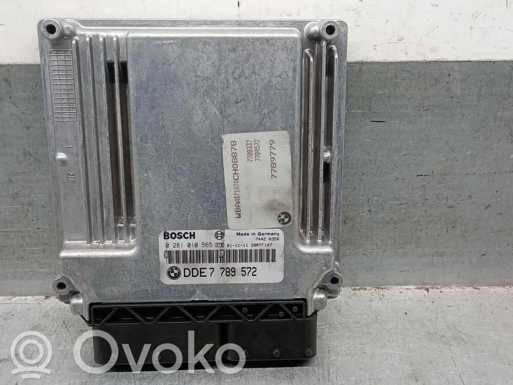 Unidad de control/módulo del motor   DDE7789572,02814010565