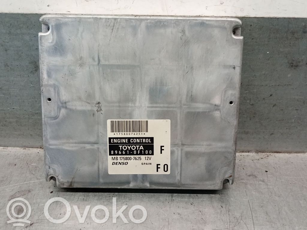 Sterownik / Moduł ECU   896610F100,MB1758007625DENSO