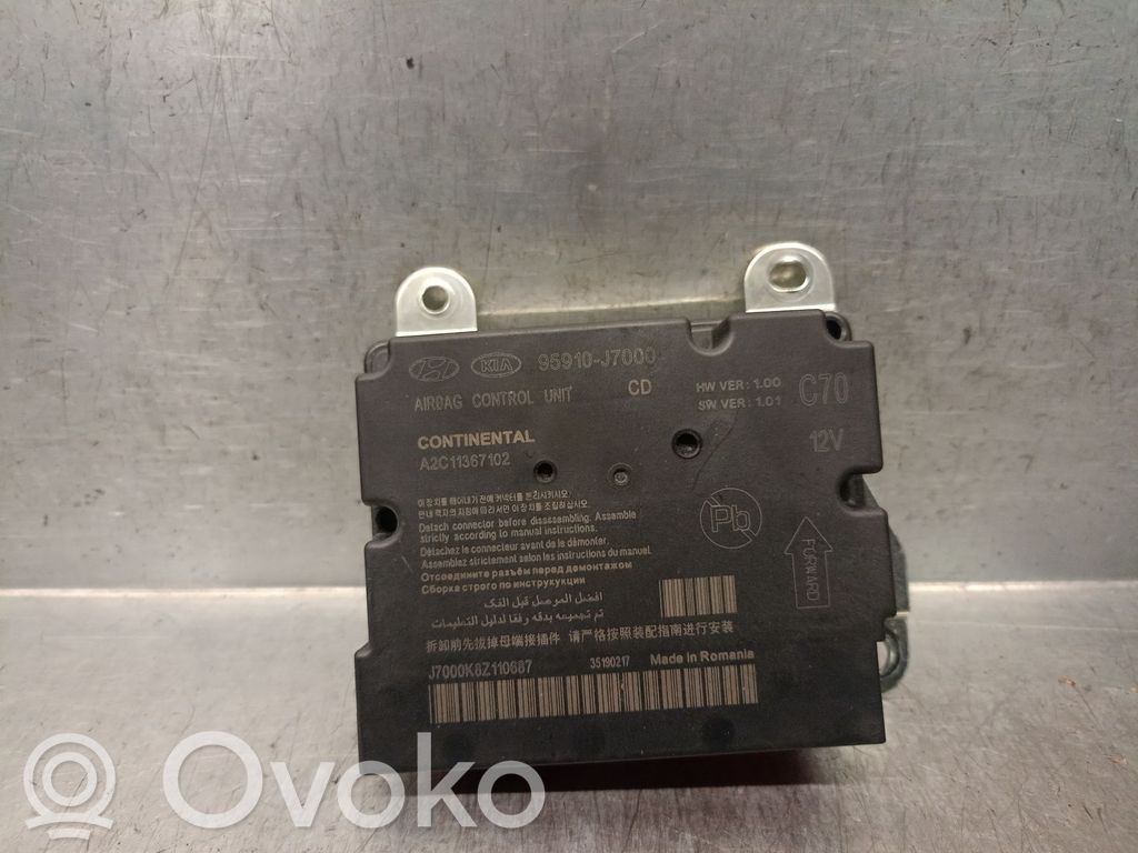 Unidad de control/módulo del Airbag   95910J7000