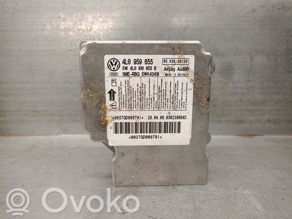 Centralina/modulo airbag   4L0959655,5WK43419