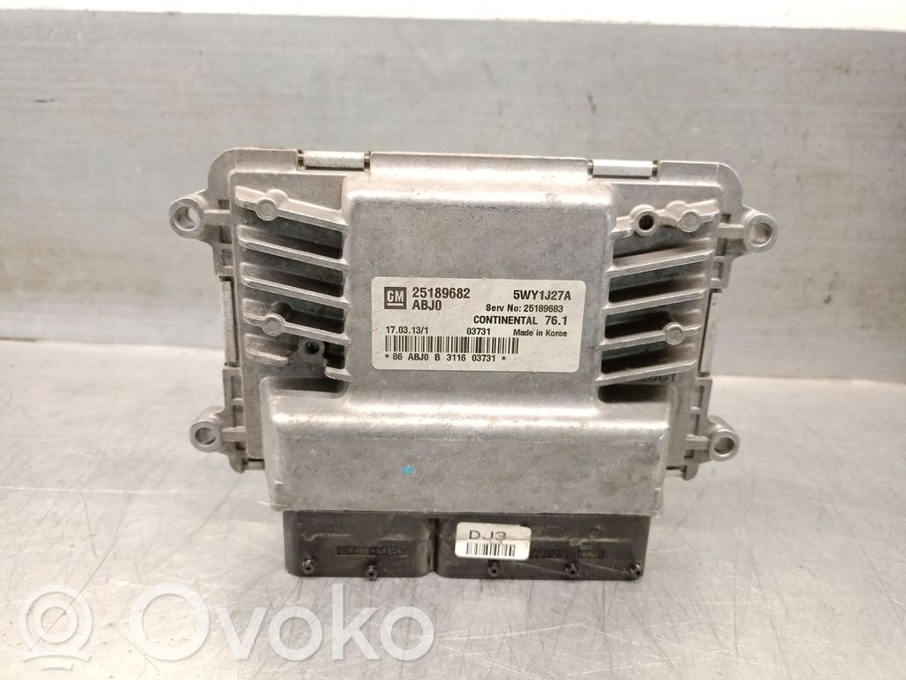Engine control unit/module   25189682,5WY1J27A