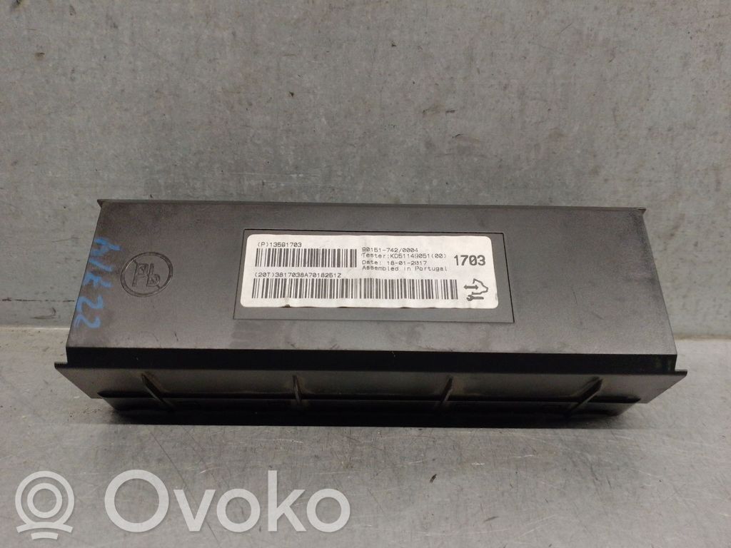 Opel Zafira C Altre centraline/moduli