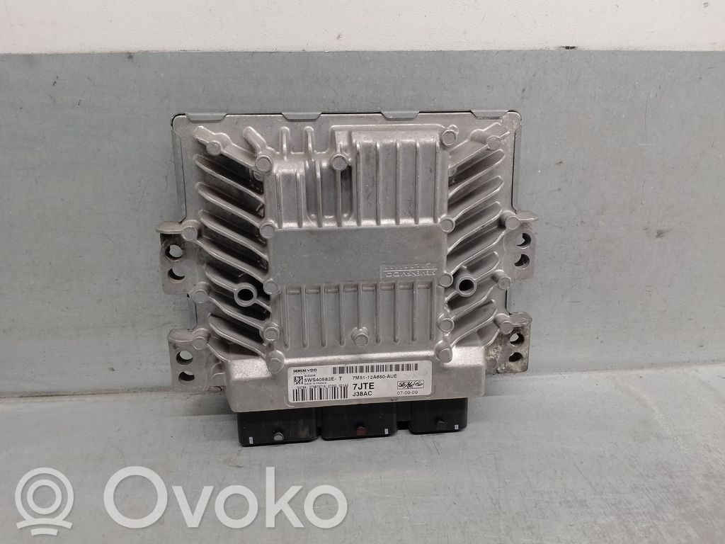 Engine control unit/module   7M5112A650AUE,5WS40582E,FOMOCO