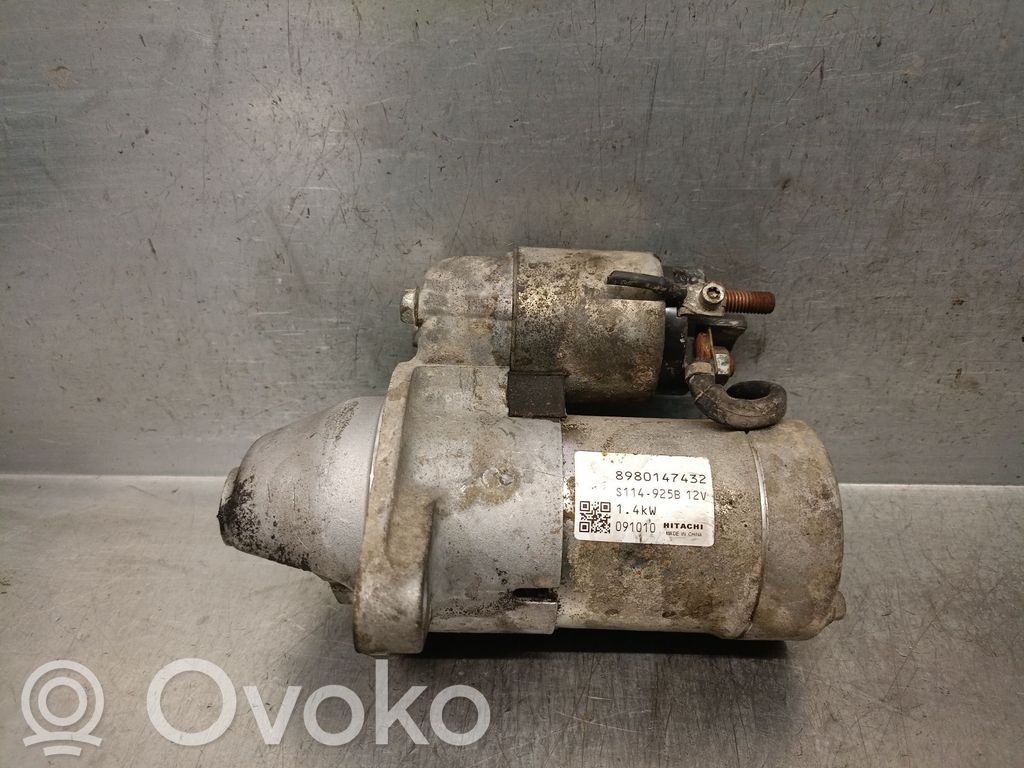 Opel Zafira B Motor de arranque 