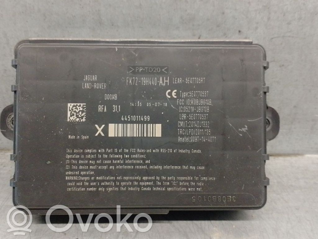 Land Rover Range Rover Velar Alte unități/module de control 