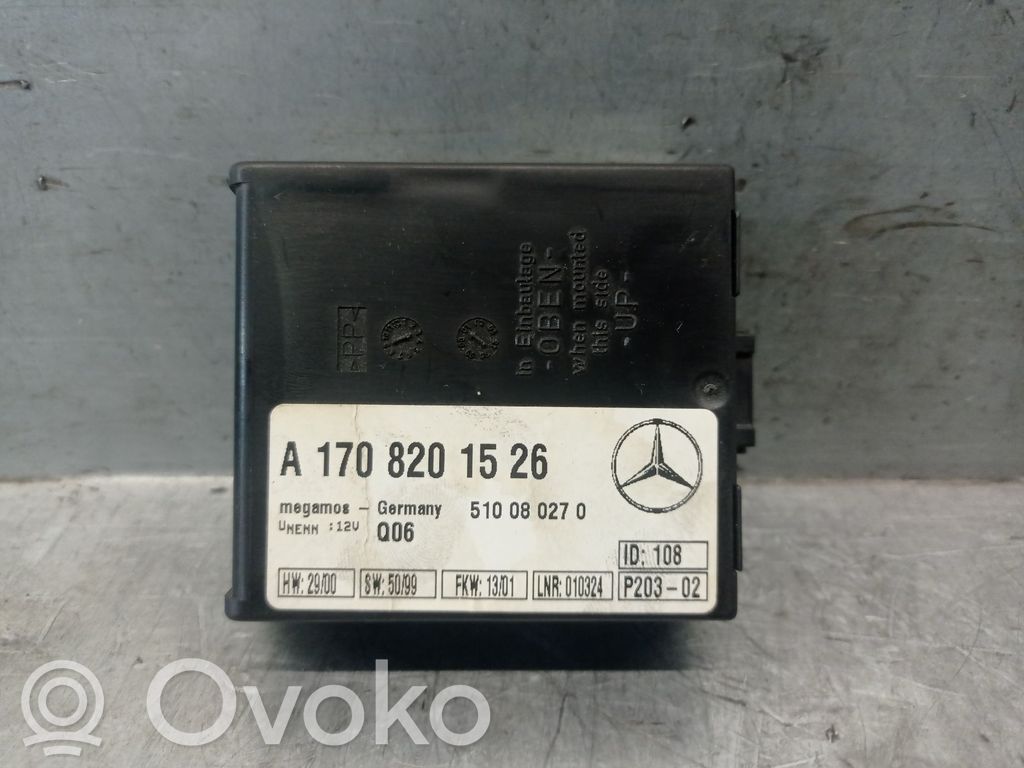 Mercedes-Benz SLK R170 Altre centraline/moduli