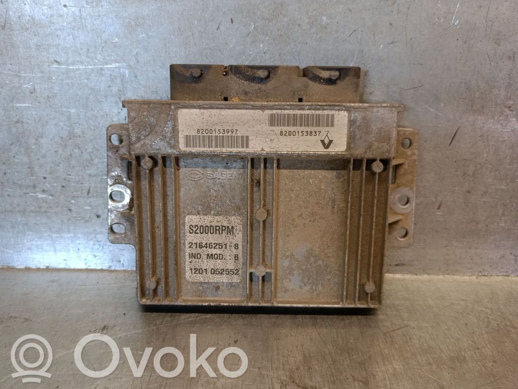 Engine control unit/module   8200153997,21646251SAGEM