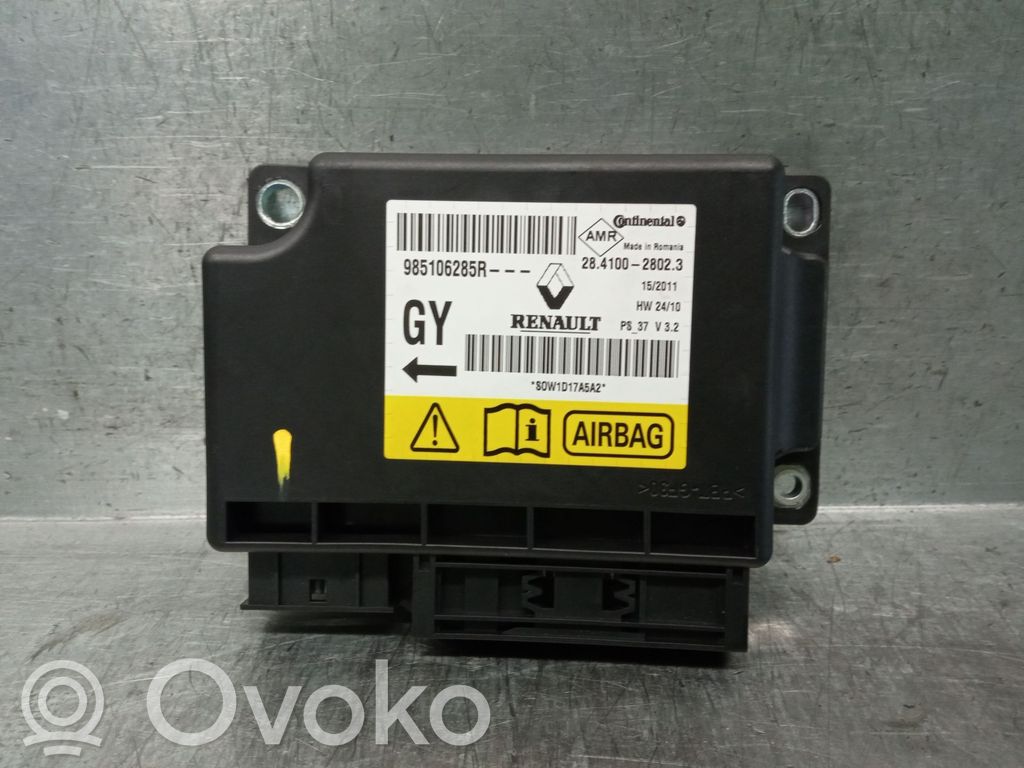 Sterownik / Moduł Airbag   985106285R,SOW1D17A5A2,28410028023