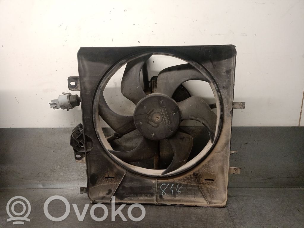 Citroen C2 Elektrinis radiatorių ventiliatorius 
