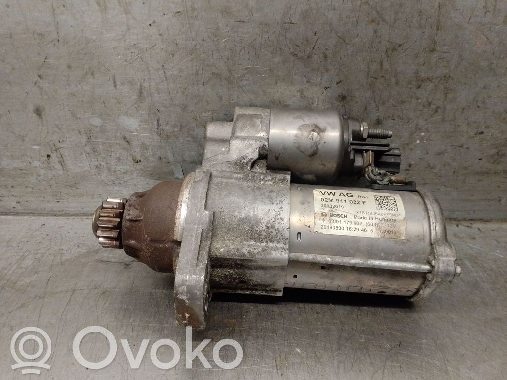 Motor de arranque   02M911022F,02M911022F,0001179602BOSCH