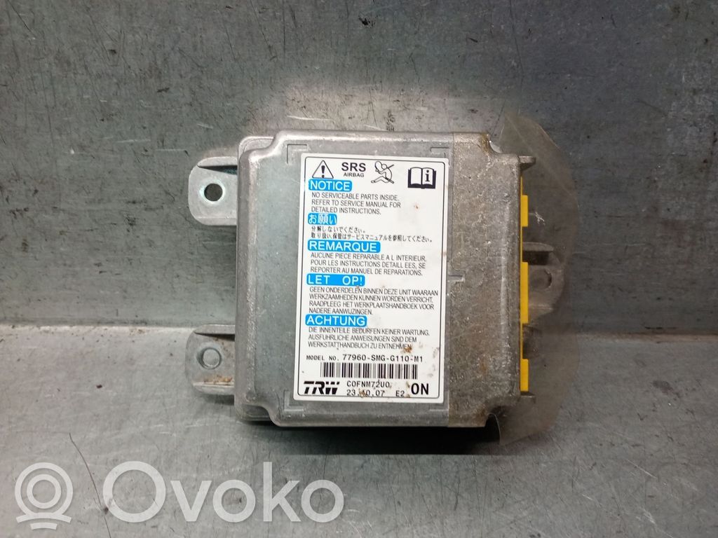 Honda Civic Unitate/modul de comandă airbaguri 