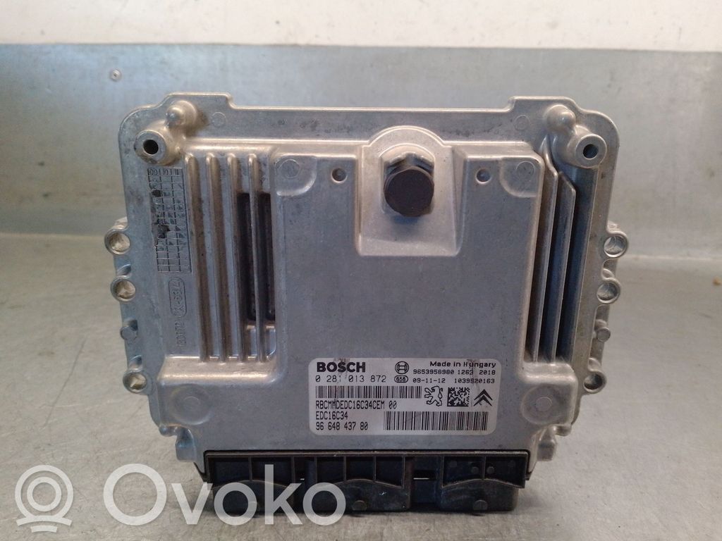 Peugeot 308 Sterownik / Moduł ECU 