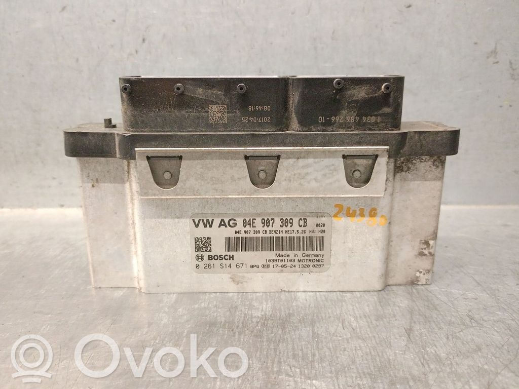 Sterownik / Moduł ECU   04E907309CB,0261S14671BOSCH