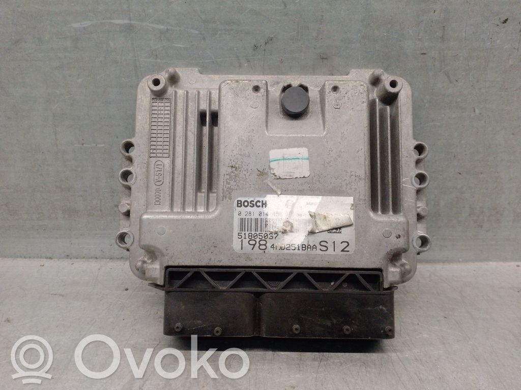 Engine control unit/module   51805037,0281014456BOSCH