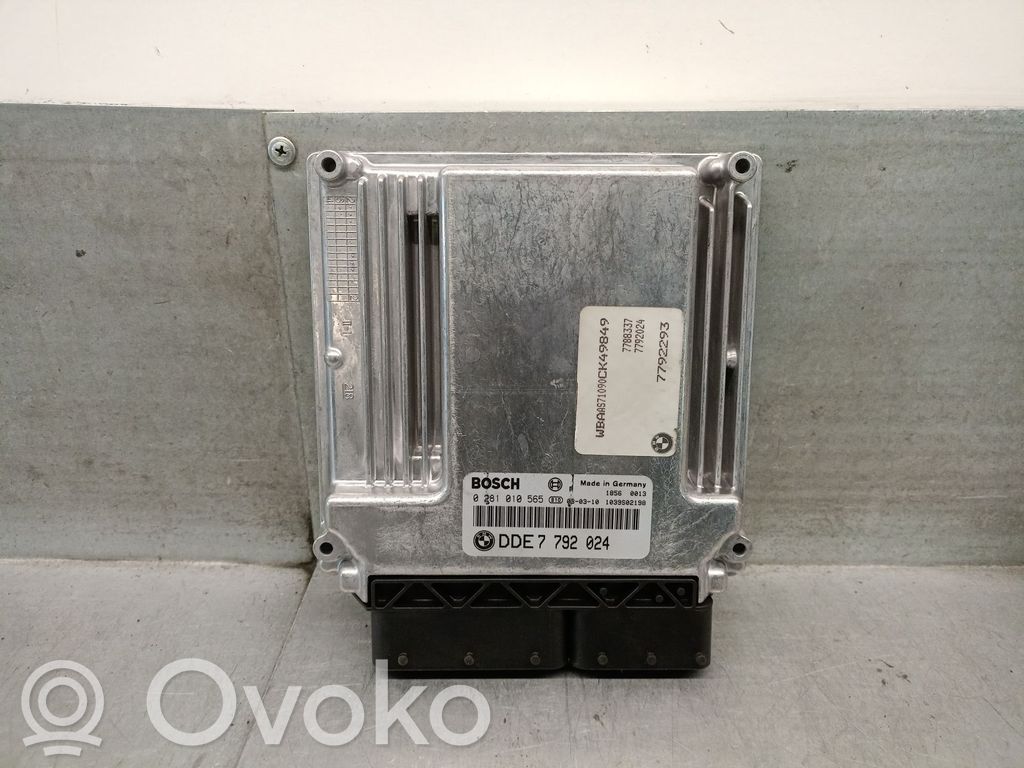Moottorin ohjainlaite/moduuli   DDE7792024,0281010565BOSCH