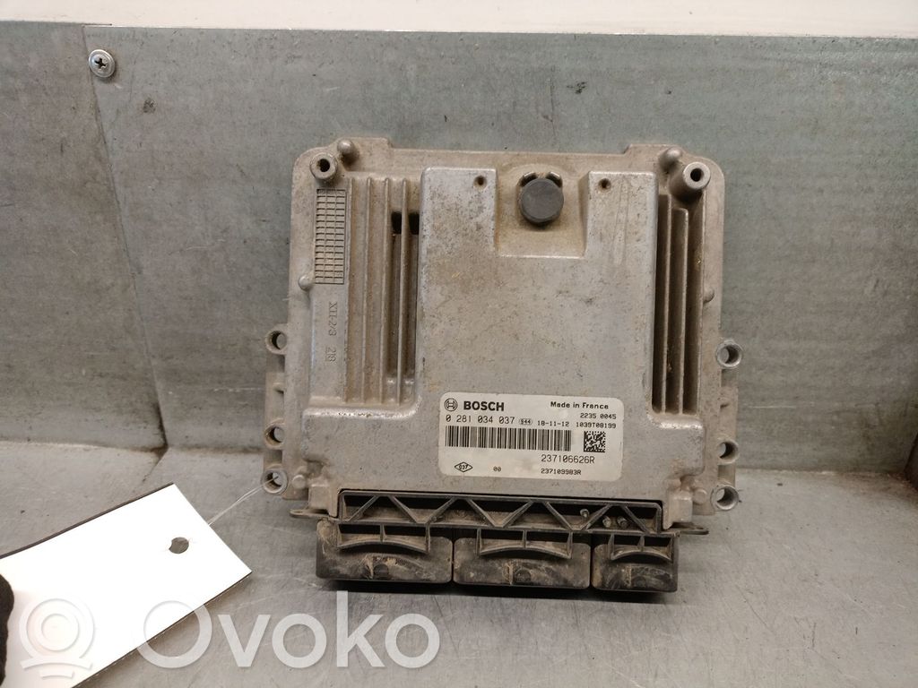 Engine control unit/module   237106626R,0281034037BOSCH