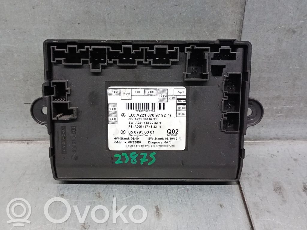 Mercedes-Benz Sprinter W901 W902 W903 W904 Muut ohjainlaitteet/moduulit 