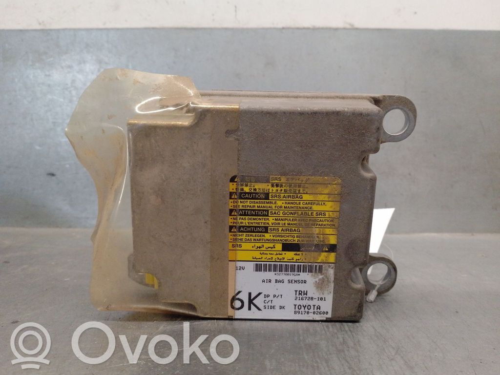 Airbag control unit/module   8917002600,216728101