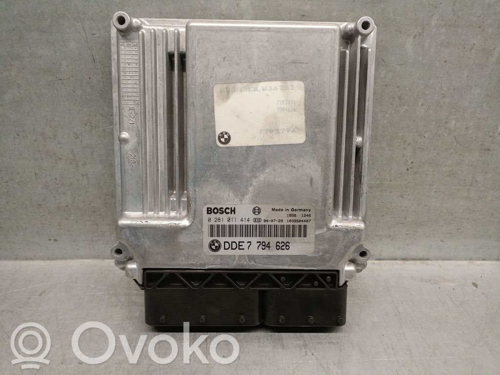 Engine control unit/module   DDE7794626,0281011414