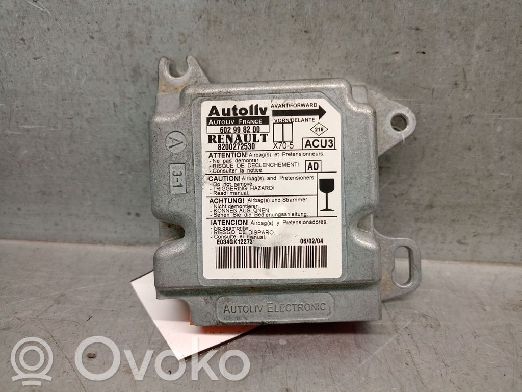 Opel Movano A Airbag control unit/module 