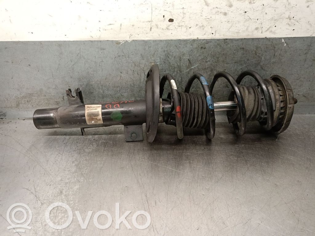 Citroen C3 Front shock absorber with coil spring 