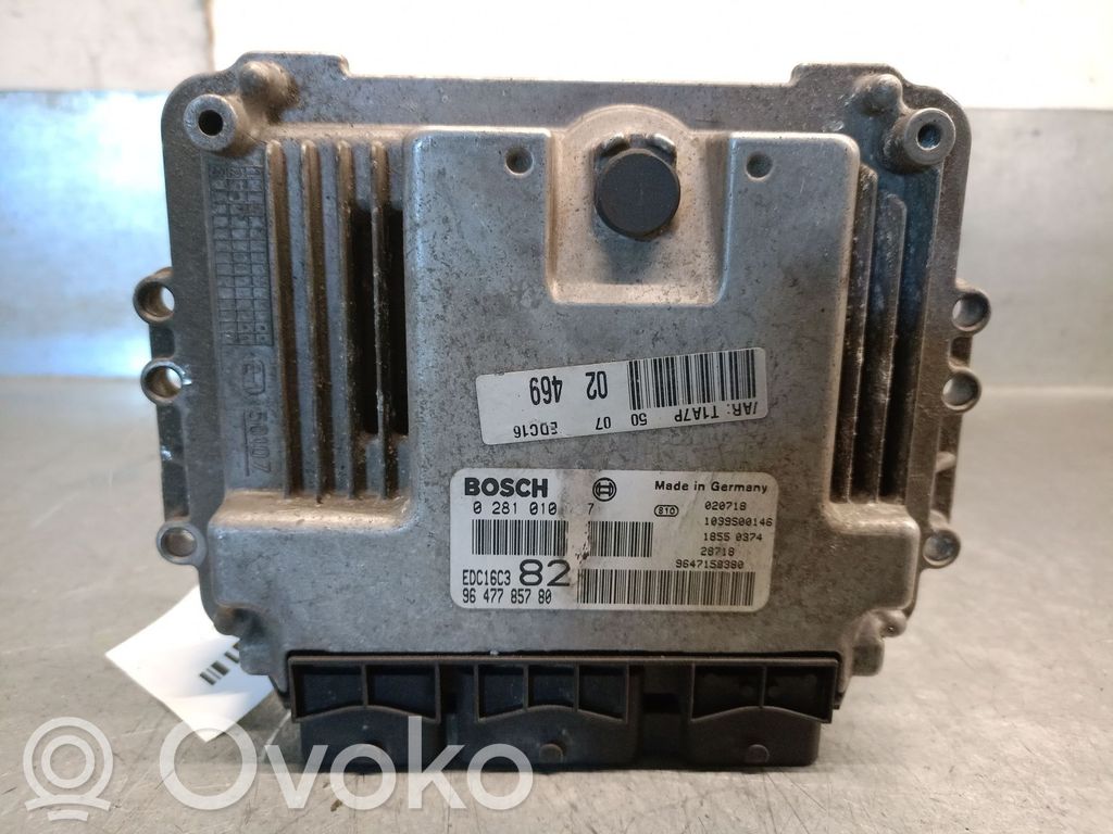 Peugeot 206 Unitate/modul de control motor 