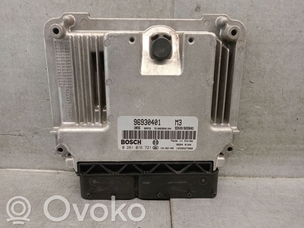Chevrolet Epica Engine control unit/module 