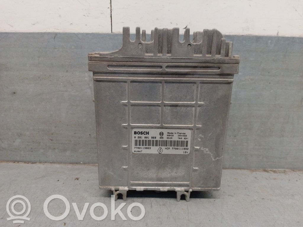 Engine control unit/module   7700113863,0281001968BOSCH