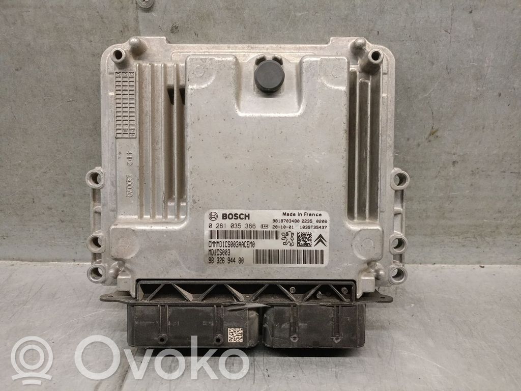 Peugeot Expert Engine control unit/module 