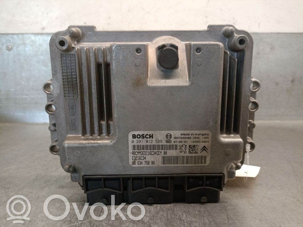 Unidad de control/módulo del motor   9663475880,0281012529