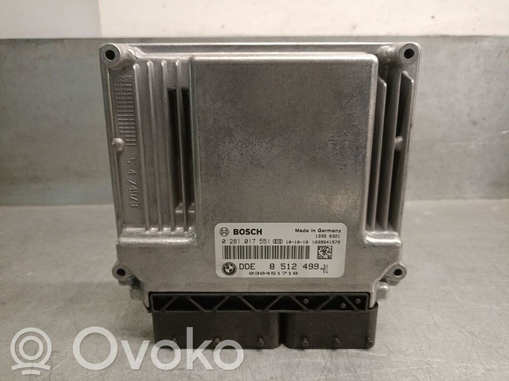 Sterownik / Moduł ECU   DDE8512499,0281017557
