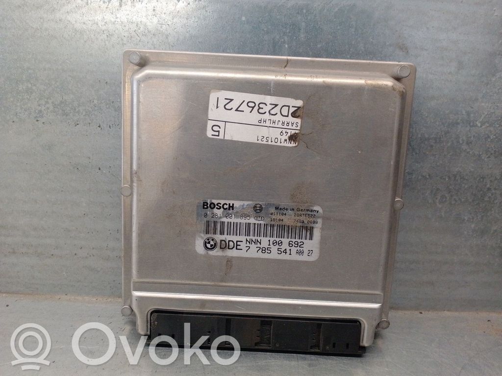 Unidad de control/módulo del motor   7785541,0281001895,BOSCH