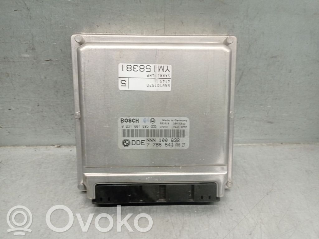 Engine control unit/module   DDE7785541,0281001895