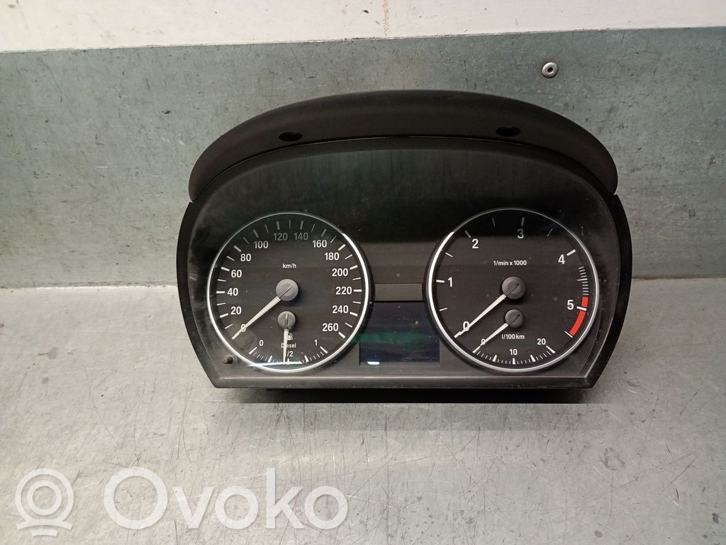 BMW 3 E90 E91 Geschwindigkeitsmesser Cockpit 