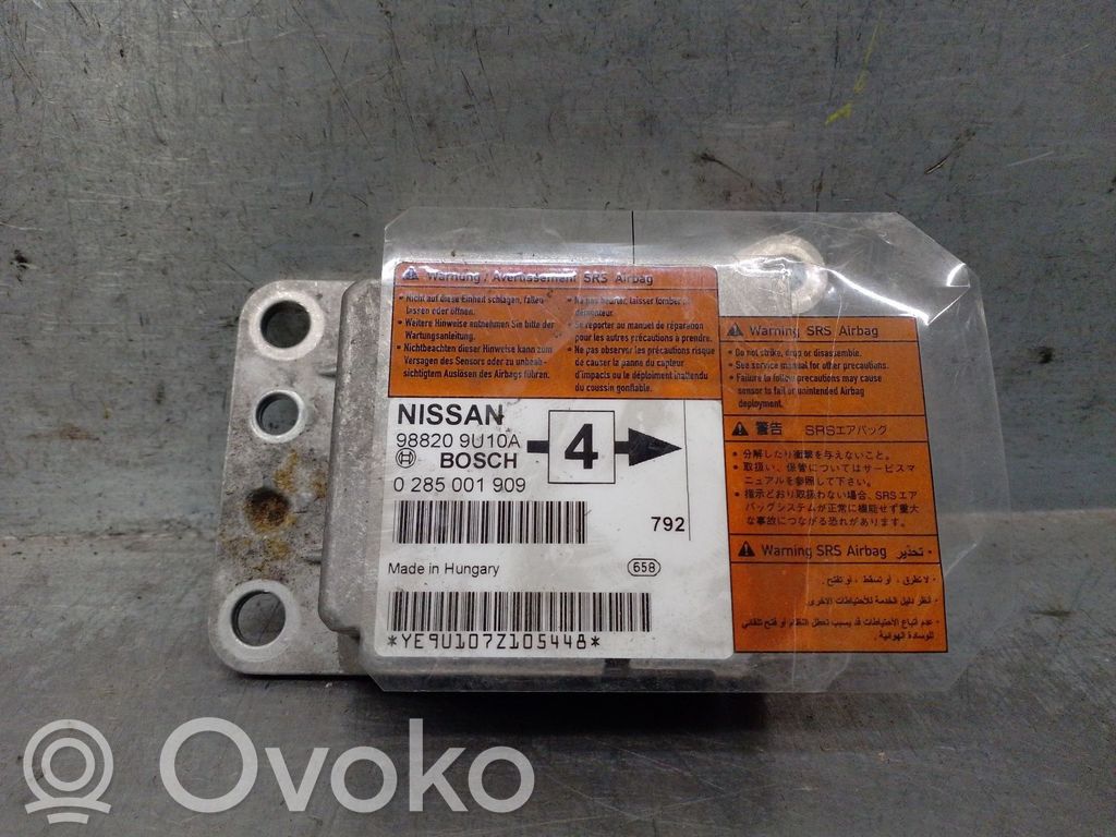 Nissan Note (E11) Airbag control unit/module 