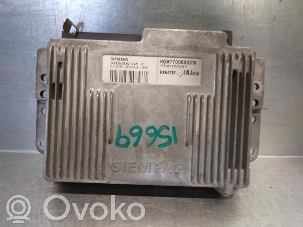 Engine control unit/module   7700860319,S105300103,SIEMENS