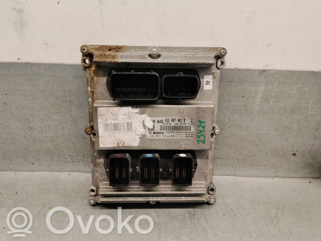 Engine control unit/module   4G2907401B,0281031729