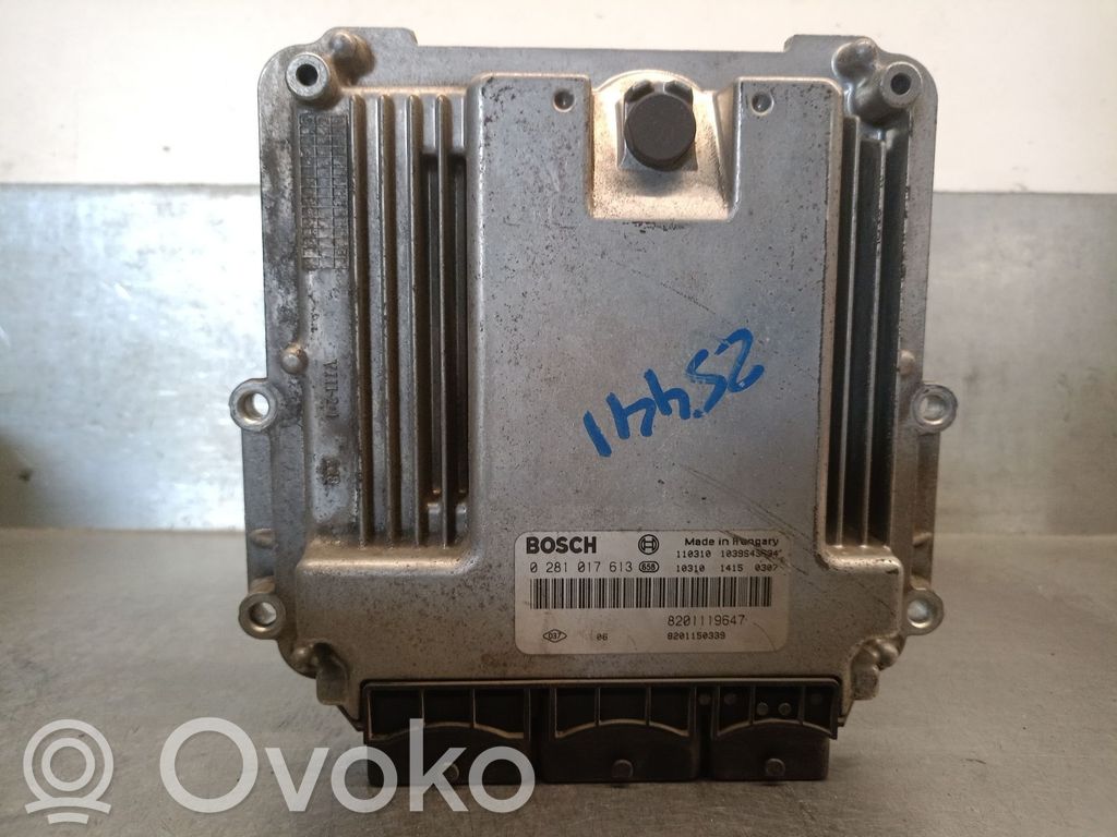Engine control unit/module   8201119647,0281017613