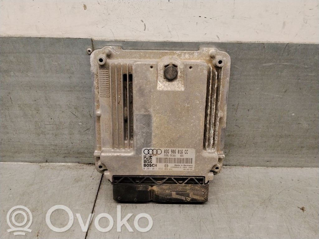 Engine control unit/module   03G906016CC,0281011832