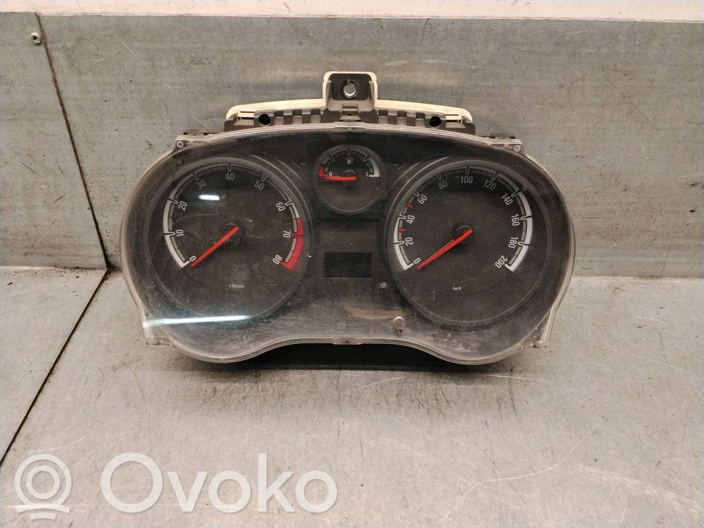 Opel Corsa D Tachimetro (quadro strumenti) 