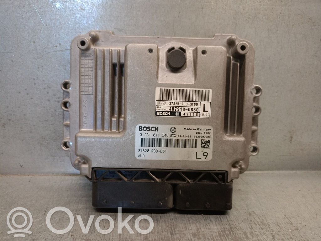 Honda Accord Centralina/modulo del motore 