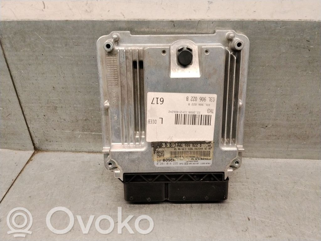 Unitate/modul de control motor   03L906022B,0281014235