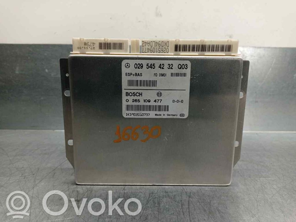 Mercedes-Benz A W168 Sterownik / moduł ABS 