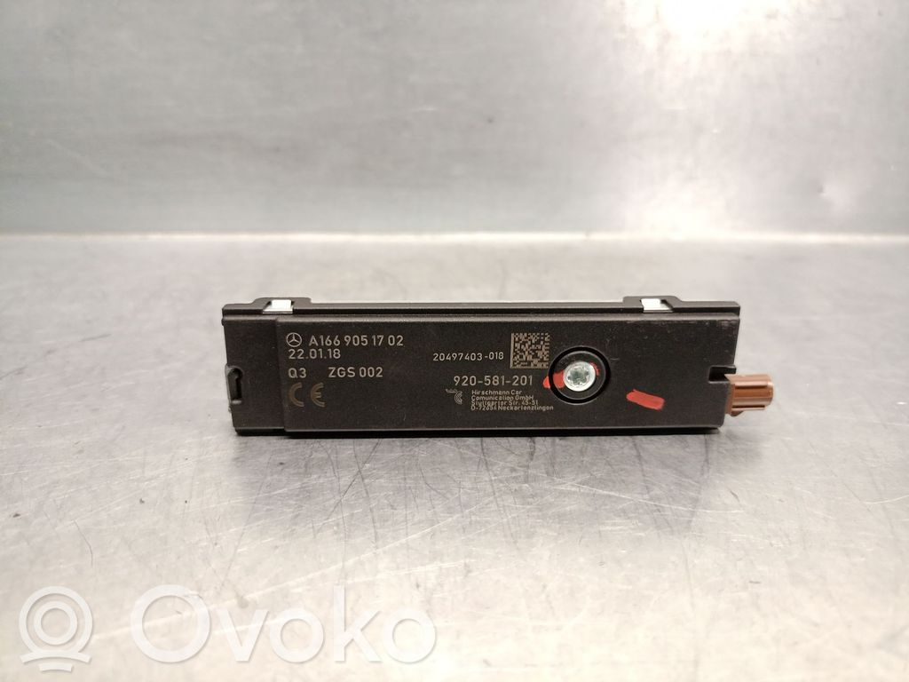 Mercedes-Benz B W247 Antenna autoradio 
